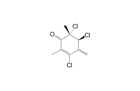 TRANS-3,5,6-TRICHLORO-2,6-DIMETHYL-4-METHYLENECYCLOHEX-2-ENONE