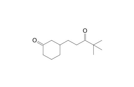 3-(4,4-Dimethyl-3-oxopentyl)cyclohexan-1-one