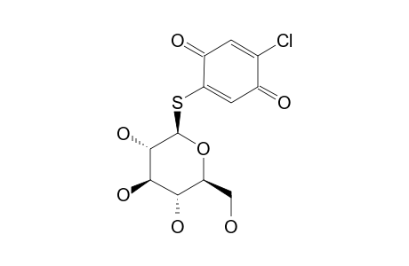 2-CHLORO-5-(BETA-D-GLUCOPYRANOSYLTHIO)-BENZO-1,4-QUINONE