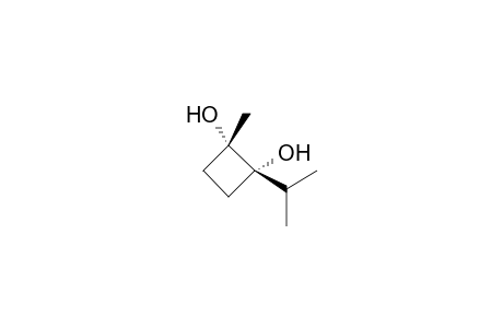1-Methyl-2-(1-methylethyl)cyclobutane-cis-1,2-diol