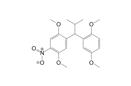 1-(1-(2,5-dimethoxyphenyl)-2-methylpropyl)-2,5-dimethoxy-4-nitrobenzene