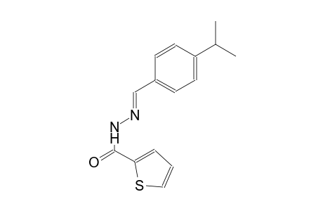 N'-[(E)-(4-isopropylphenyl)methylidene]-2-thiophenecarbohydrazide