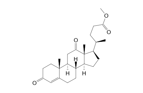 Chol-4-en-24-oic acid, 3,12-dioxo-, methyl ester