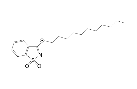 3-undecylthio-1,2-benzisothiazole, 1,1-dioxide