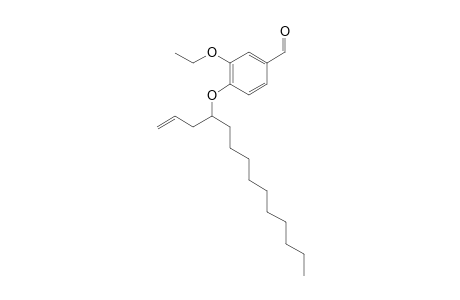 3-ethoxy-4-(tetradec-1-en-4-yloxy)benzaldehyde