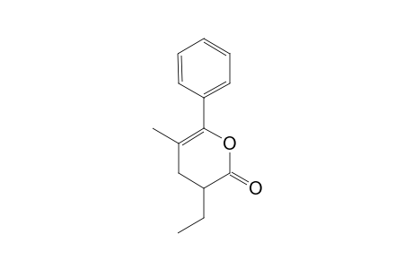 3-Ethyl-5-methyl-6-phenyl-3,4-dihydro-2H-pyran-2-one
