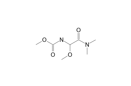 2-METHOXY-2-(METHOXYCARBONYLAMINO)-N,N-DIMETHYLACETAMIDE