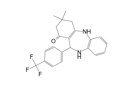 1H-dibenzo[b,e][1,4]diazepin-1-one, 2,3,4,5,10,11-hexahydro-3,3-dimethyl-11-[4-(trifluoromethyl)phenyl]-