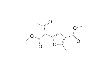 Methyl 5-[1-(methoxycarbonyl)-2-oxopropyl]-2-methyl-3-furoate