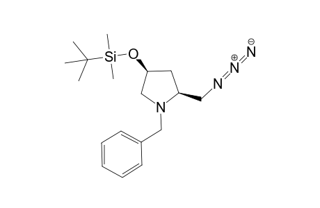 (2S,4S)-2-(azidomethyl)-1-benzyl-4-(tert-butyldimethylsilyloxy)pyrrolidine