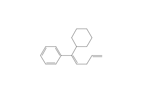 Benzene, (1-cyclohexyl-1,4-pentadienyl)-, (E)-