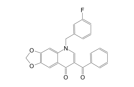[1,3]dioxolo[4,5-g]quinolin-8(5H)-one, 7-benzoyl-5-[(3-fluorophenyl)methyl]-