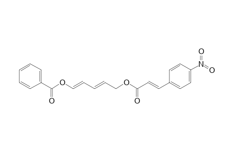 2-Propenoic acid, 3-(4-nitrophenyl)-, 5-(benzoyloxy)-2,4-pentadienyl ester, (E,E,E)-
