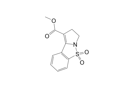 1-(METHOXYCARBONYL)-2,3-DIHYDROPYRROLO-[1,2-B]-[1,2]-BENZOISOTHIAZOLE-5,5-DIOXIDE