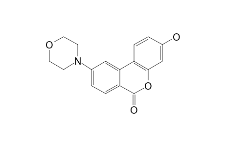 3-HYDROXY-9-(MORPHOLIN-4-YL)-6H-DIBENZO-[B,D]-PYRAN-6-ONE