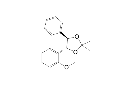 (4R,5R)-4-(2-methoxyphenyl)-2,2-dimethyl-5-phenyl-1,3-dioxolane