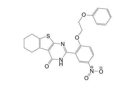 2-[5-nitro-2-(2-phenoxyethoxy)phenyl]-5,6,7,8-tetrahydro[1]benzothieno[2,3-d]pyrimidin-4(3H)-one