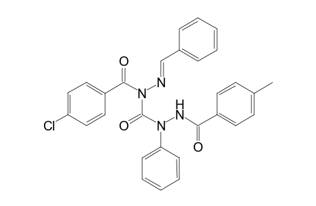 N(1)-{-[N' (1)-(4'-Chlorobbenzoyl)-N' (2)-benzylidene]hydrazinyl}carbonyl-N(1)-phenyl-N(2)-(4'-methylbenzoyl)hydrazine