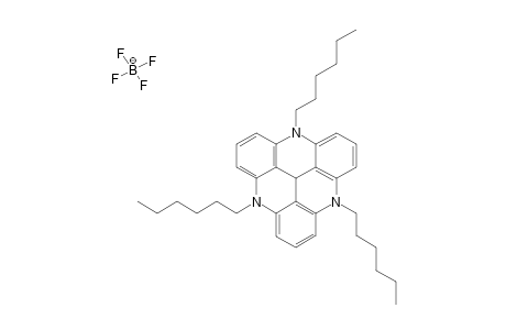 4,8,12-TRI-N-HEXYL-4,8,12-TRIAZATRIANGULENIUM-TETRAFLUOROBORATE