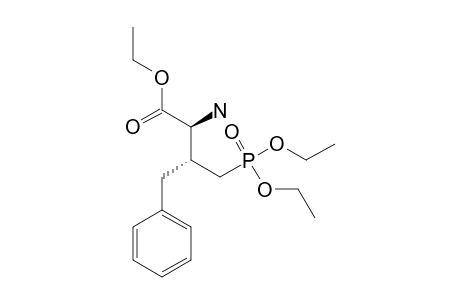 ETHYL-(2R,3S)-2-AMINO-3-BENZYL-4-(DIETHOXYPHOSPHORYL)-BUTANOATE