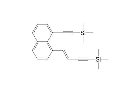trimethyl-[2-[8-[(E)-4-trimethylsilylbut-1-en-3-ynyl]-1-naphthalenyl]ethynyl]silane