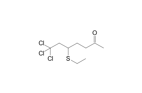 7,7,7-Trichloro-5-(ethylthio)heptan-2-one