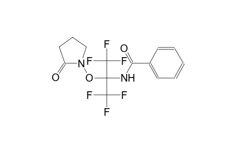 N-[2,2,2-trifluoro-1-[(2-oxo-1-pyrrolidinyl)oxy]-1-(trifluoromethyl)ethyl]benzamide
