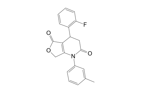 Furo[3,4-b]pyridine-2,5(1H,3H)-dione, 4-(2-fluorophenyl)-4,7-dihydro-1-(3-methylphenyl)-