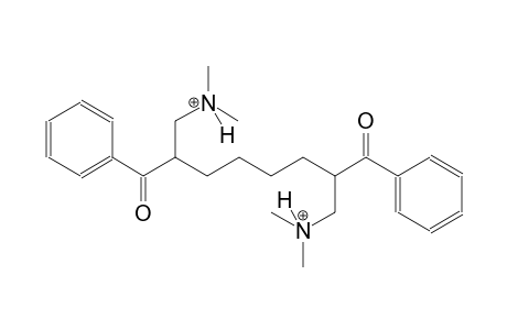 2,7-dibenzoyl-N~1~,N~1~,N~8~,N~8~-tetramethyl-1,8-octanediaminium