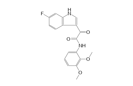 1H-indole-3-acetamide, N-(2,3-dimethoxyphenyl)-6-fluoro-alpha-oxo-