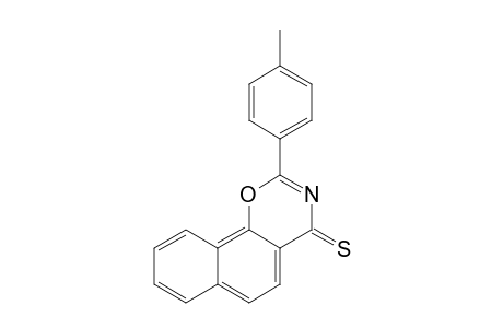2-(p-Methylphenyl)-4H-naphtho[2,1-e]-(1,3)-oxazine-4-thione