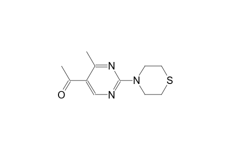 1-[4-methyl-2-(4-thiomorpholinyl)-5-pyrimidinyl]ethanone
