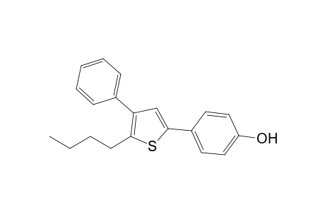 4-(5-butyl-4-phenyl-2-thienyl)phenol