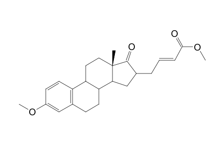 (E)-4-((S)-3-Methoxy-13-methyl-17-oxo-7,8,9,11,12,13,14,15,16,17-decahydro-6H-cyclopenta[a]phenanthren-16-yl)-but-2-enoic acid methyl ester