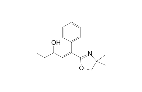 1-[4',4'-Dimethyl-4',5'-dihydro-1',3'-oxazol-2'-yl]-1-phenylpent-1-en-3-ol