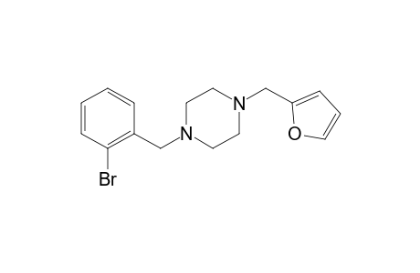 Piperazine, 1-(2-bromobenzyl)-4-(2-furfuryl)-