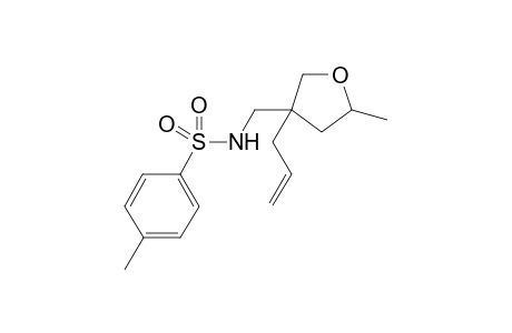 N-[(3-allyl-5-methyl-tetrahydrofuran-3-yl)methyl]-4-methyl-benzenesulfonamide