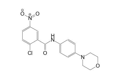 2-chloro-N-[4-(4-morpholinyl)phenyl]-5-nitrobenzamide
