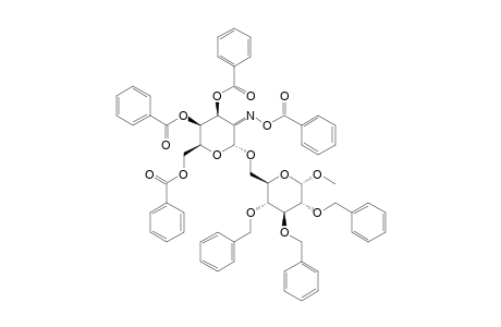 METHYL-6-O-[3,4,6-TRI-O-BENZOYL-2-(BENZOYLOXYIMINO)-2-DEOXY-ALPHA-D-LYXO-HEXOPYRANOSYL]-2,3,4-TRI-O-BENZYL-ALPHA-D-GLUCOPYRANOSIDE