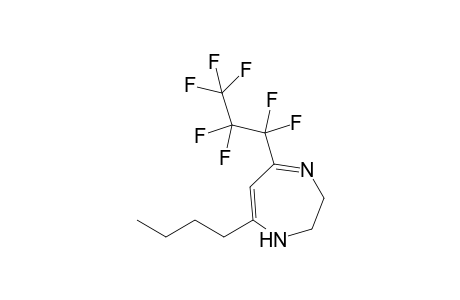 5-Heptafluoropropyl-7-butyl-2,3-dihydro-1H-[1,4]diazepine