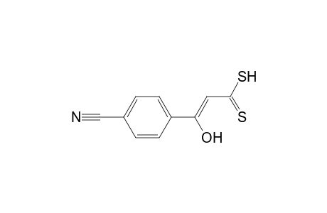 2-Propenedithioic acid, 3-(4-cyanophenyl)-3-hydroxy-