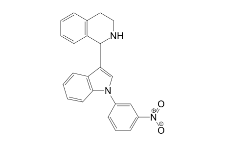 1-(1-(3-Nitrophenyl)-1H-indol-3-yl)-1,2,3,4-tetrahydroisoquinoline