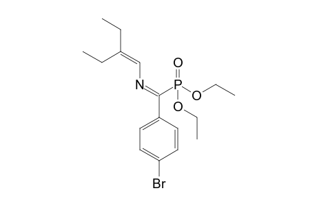 Diethyl (E)-{[(Z)-2-Ethylbut-1-enyl]imino}(4-bromophenyl)methylphosphonate