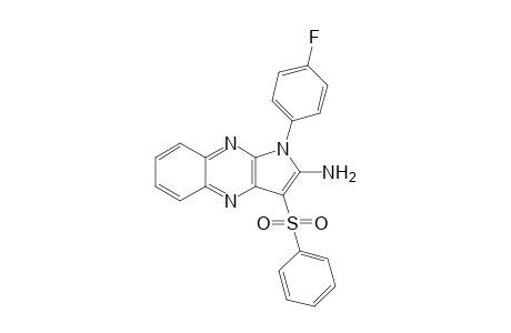 1-(4-fluorophenyl)-3-(phenylsulfonyl)-1H-pyrrolo[2,3-b]quinoxalin-2-amine
