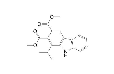 9H-Carbazole-2,3-dicarboxylic acid, 1-(1-methylethyl)-, dimethyl ester