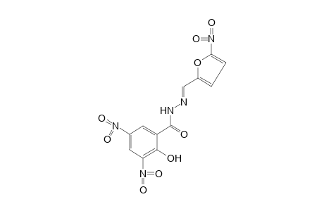 3,5-DINITROSALICYLIC ACID, (5-NITROFURFURYLIDENE)HYDRAZIDE