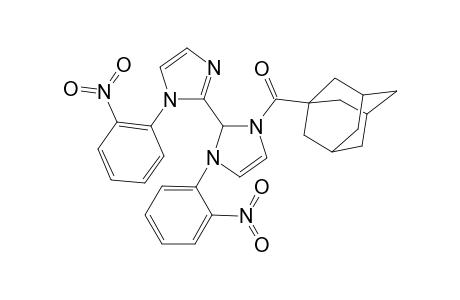 1H-Imidazole, 2,3-dihydro-1-(2-nitrophenyl)-2-[1-(2-nitrophenyl)-1H-imidazol-2-yl]-3-(tricyclo[3.3.1.1(3,7)]dec-1-ylcarbonyl)-