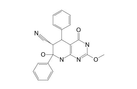 6-CYANO-7-HYDROXY-2-METHOXY-5,7-DIPHENYL-5,6,7,8-TETRAHYDROPYRIDO-[2,3-D]-PYRIMIDIN-4(3H)-ONE