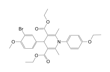 3,5-pyridinedicarboxylic acid, 4-(3-bromo-4-methoxyphenyl)-1-(4-ethoxyphenyl)-1,4-dihydro-2,6-dimethyl-, diethyl ester