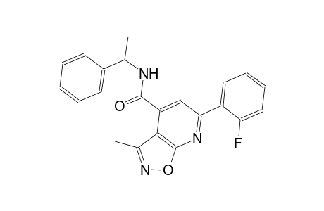 isoxazolo[5,4-b]pyridine-4-carboxamide, 6-(2-fluorophenyl)-3-methyl-N-(1-phenylethyl)-